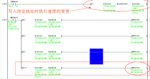 三菱PLC伺服實(shí)例程序